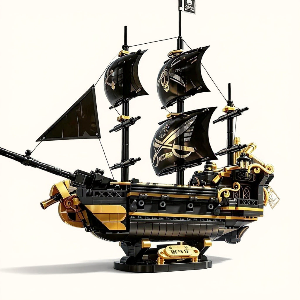 Bateau à construire en briques, galion 800+ pièces