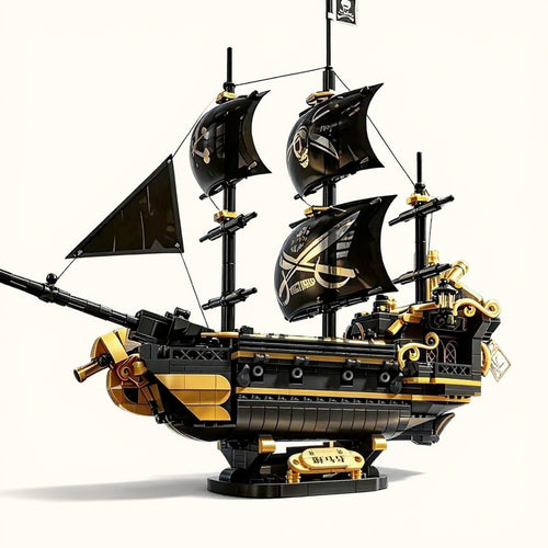 Bateau à construire en briques, galion 800+ pièces
