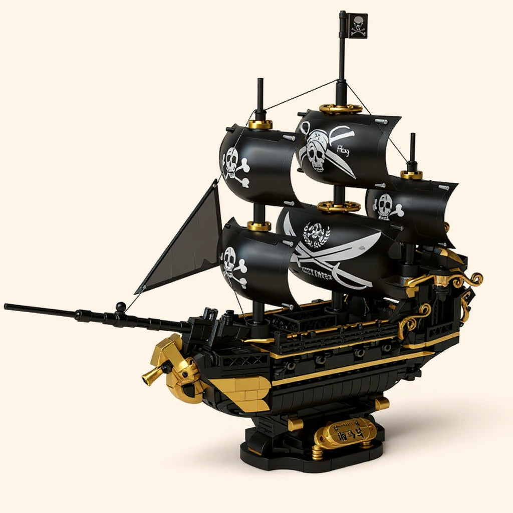 Bateau à construire en briques, galion 800+ pièces