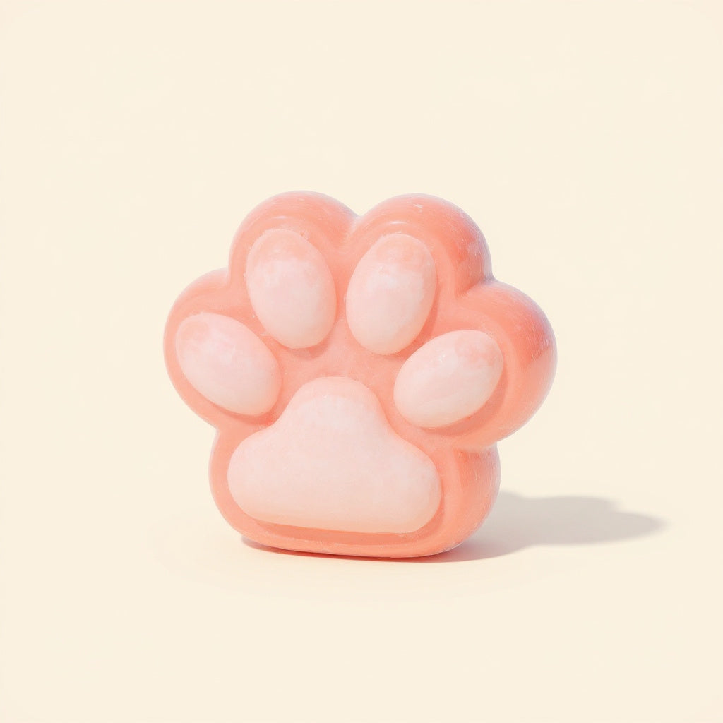 Squishy patte de chat velours, anti-stress