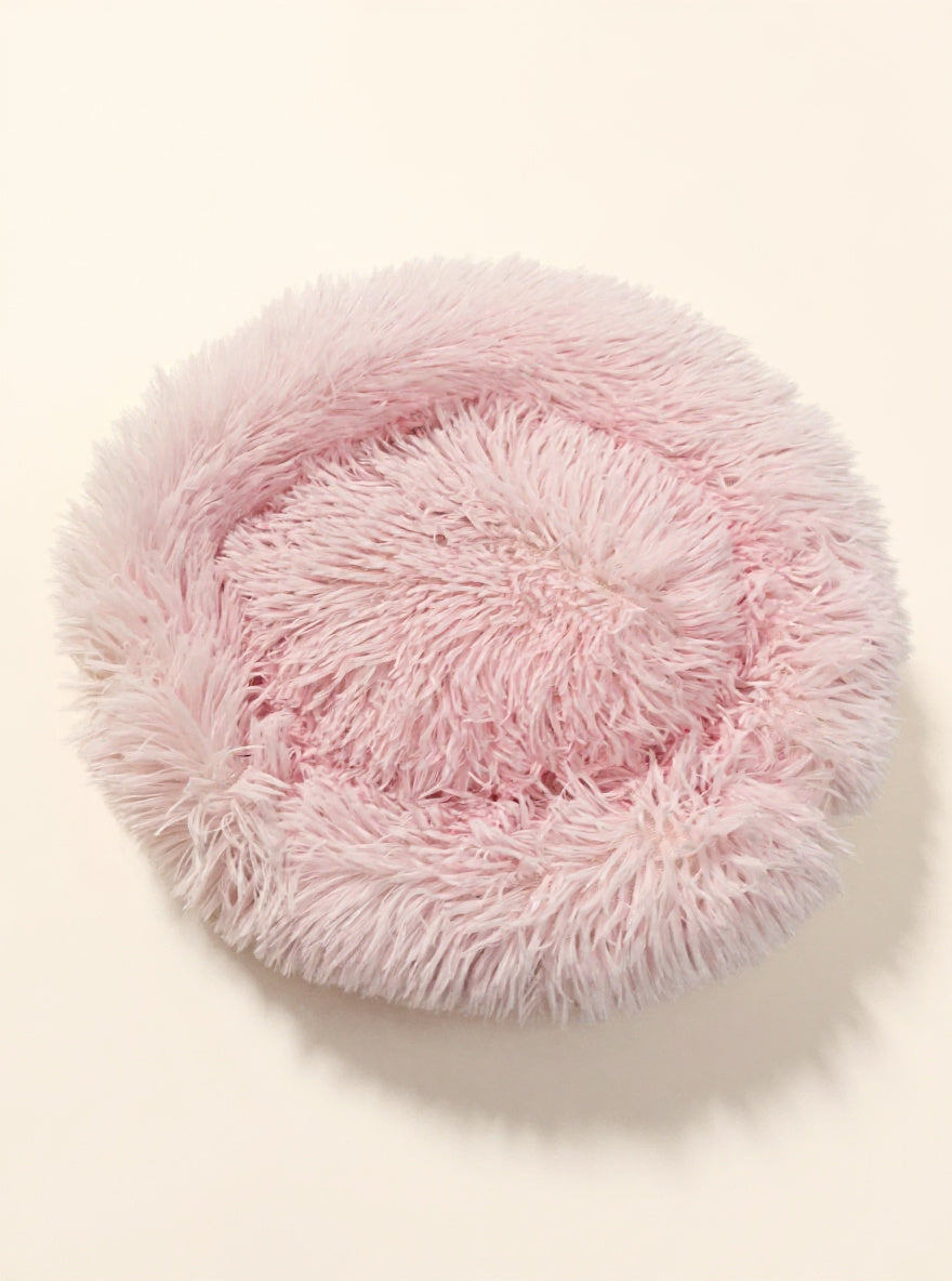 Panier pour chien et chat, coussin rond moelleux (70 cm)