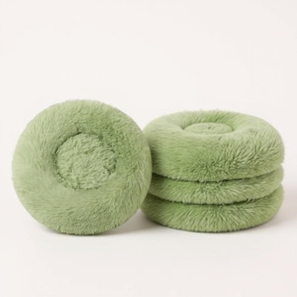 Panier pour chien et chat, coussin rond moelleux (70 cm)