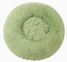 Panier pour chien et chat, coussin rond moelleux (70 cm)