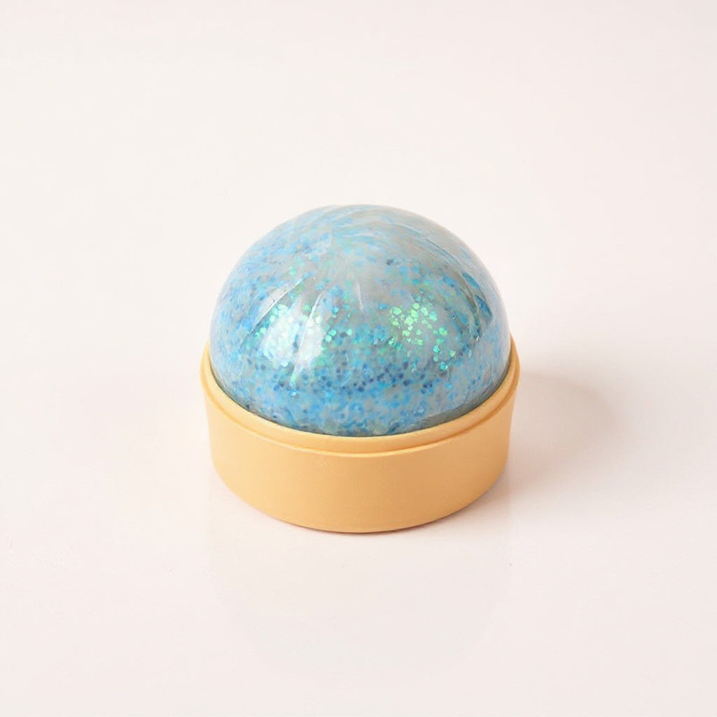 Glitzernde Squishy-Teigtaschen-Überraschung, Mini-Dampfkorb