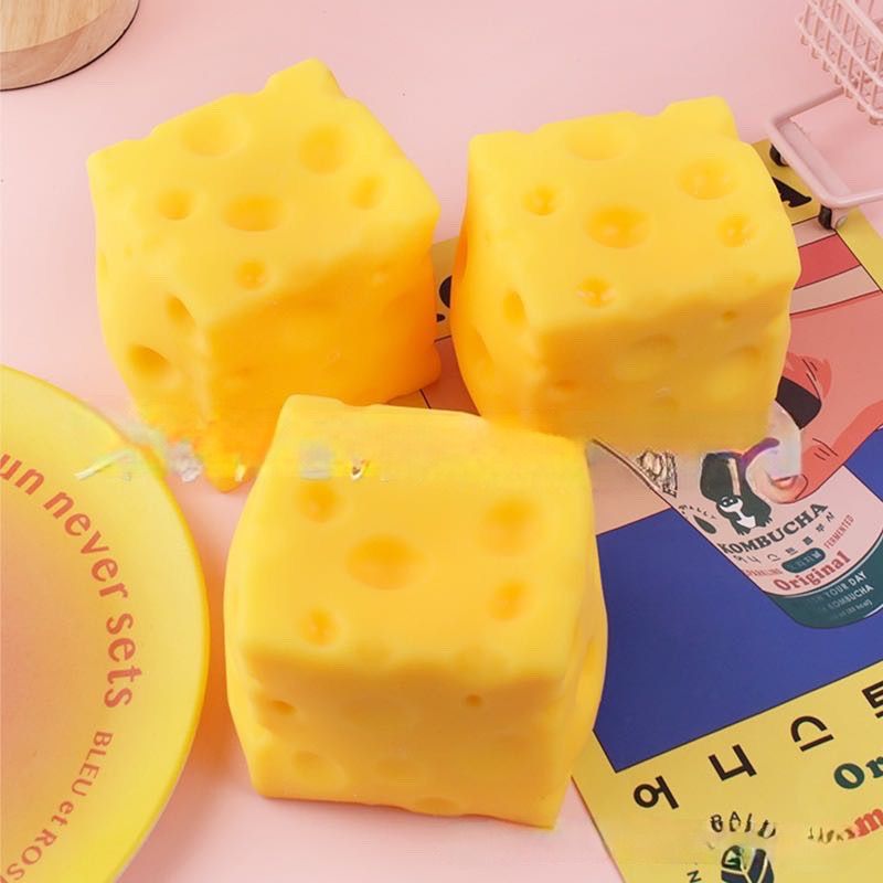 Squishy fromage anti-stress