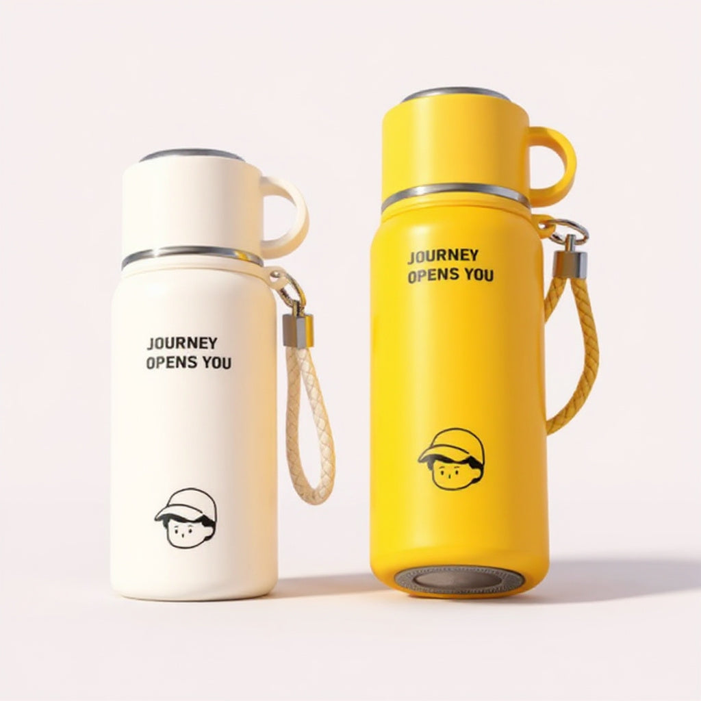 Mug isotherme 600 ml, bouchon qui fait tasse