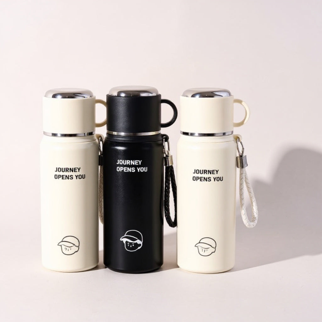Mug isotherme 600 ml, bouchon qui fait tasse