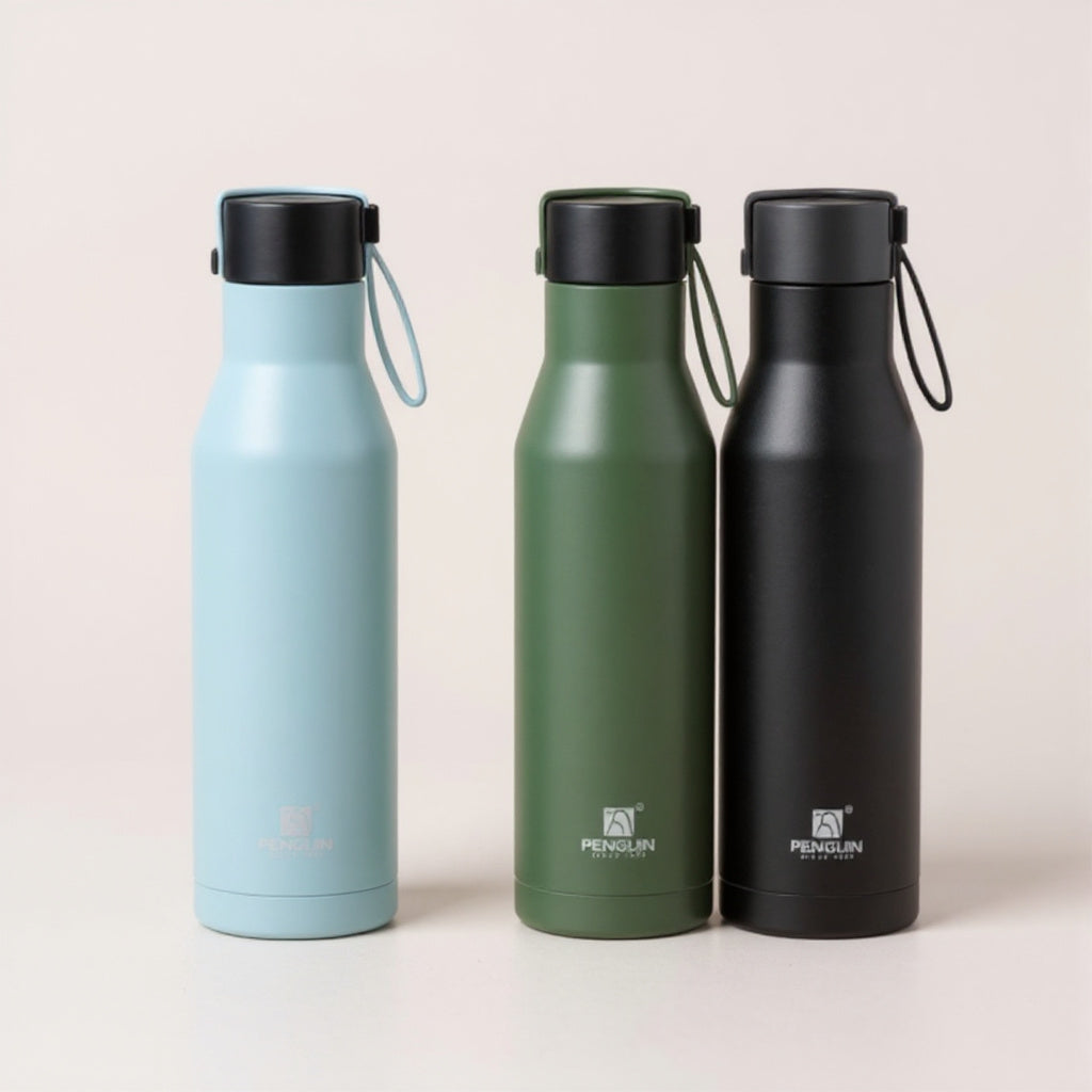 Gourde sport isotherme 500 ml et 700ml  avec dragonne