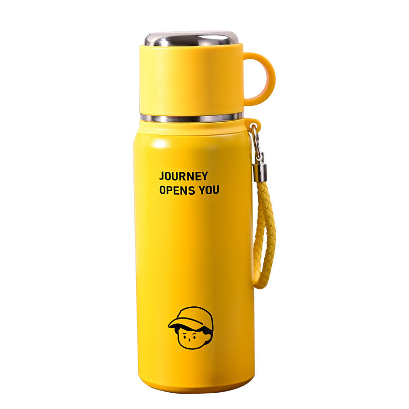 Mug isotherme 600 ml, bouchon qui fait tasse
