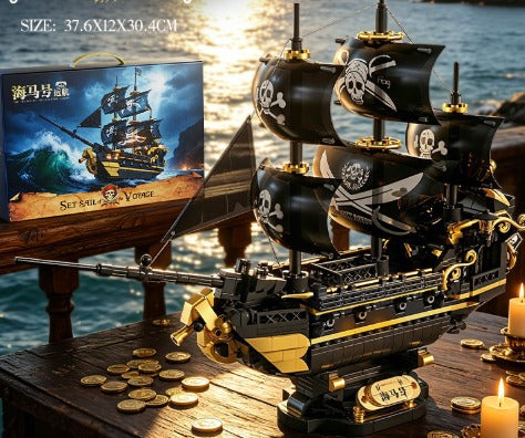 Bateau à construire en briques, galion 800+ pièces