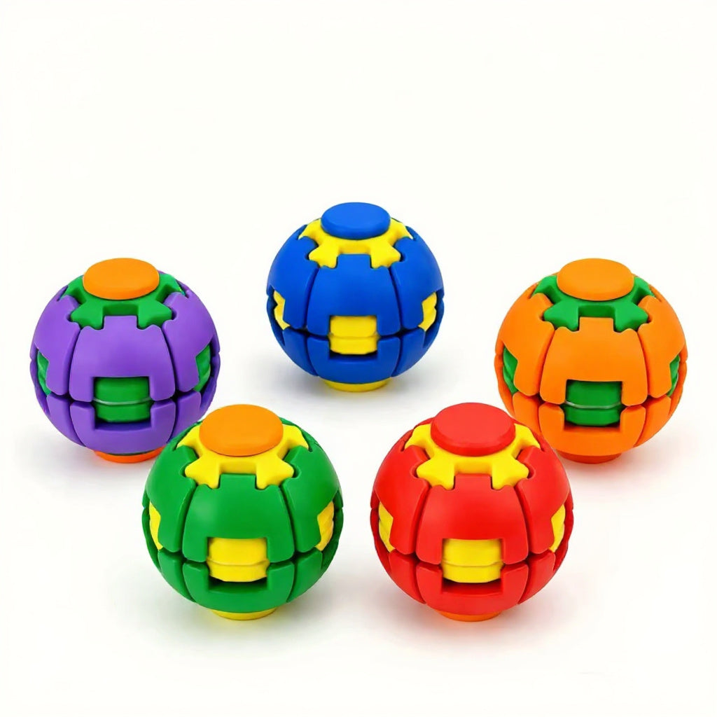 Balle anti-stress rotative, fidget à presser