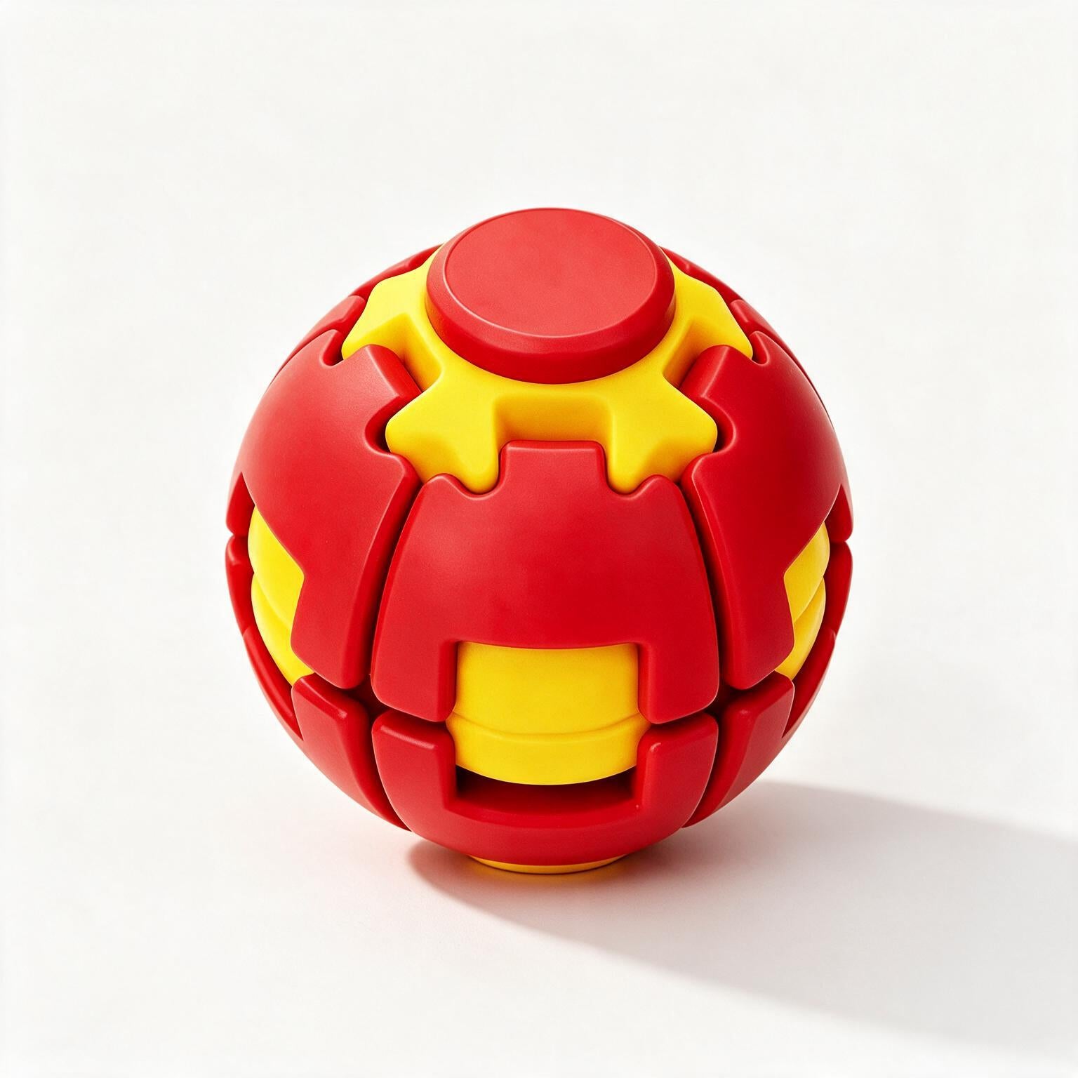 Rotating stress ball, squeeze fidget