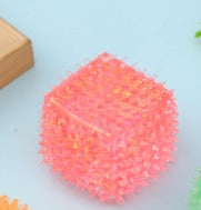 Squishy glitter stress ball, slow rising
