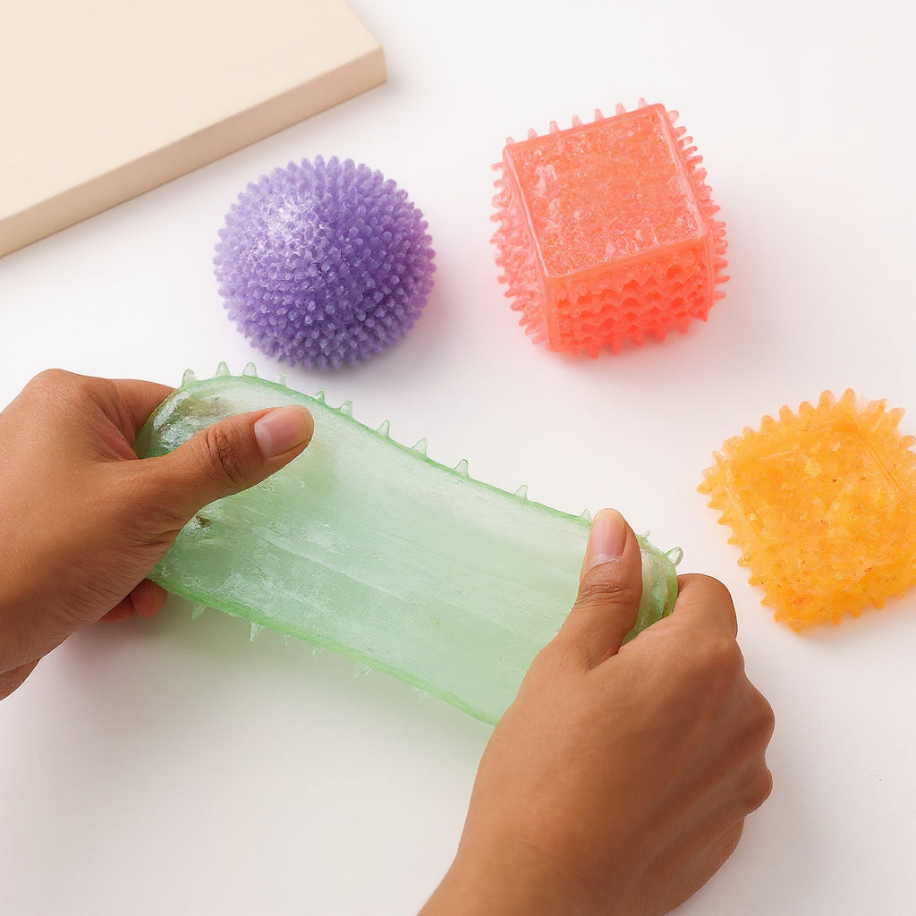 Squishy paillettes anti-stress, retour lent